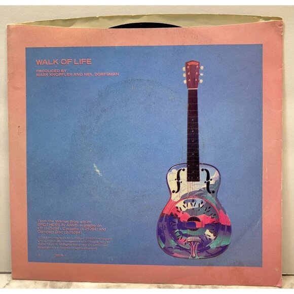 Dire Straits Walk of Life / One World 45 Rock Warner Bros + Picture Sleeve - Picture 7 of 7